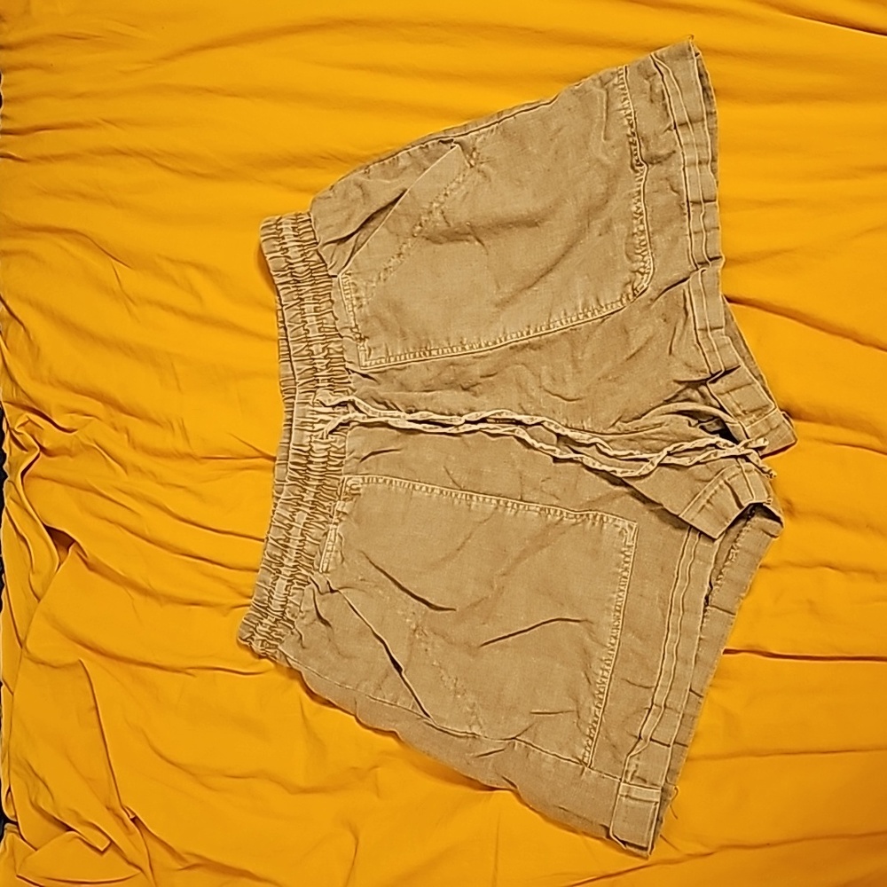 Olive green/brown shorts (Size S)